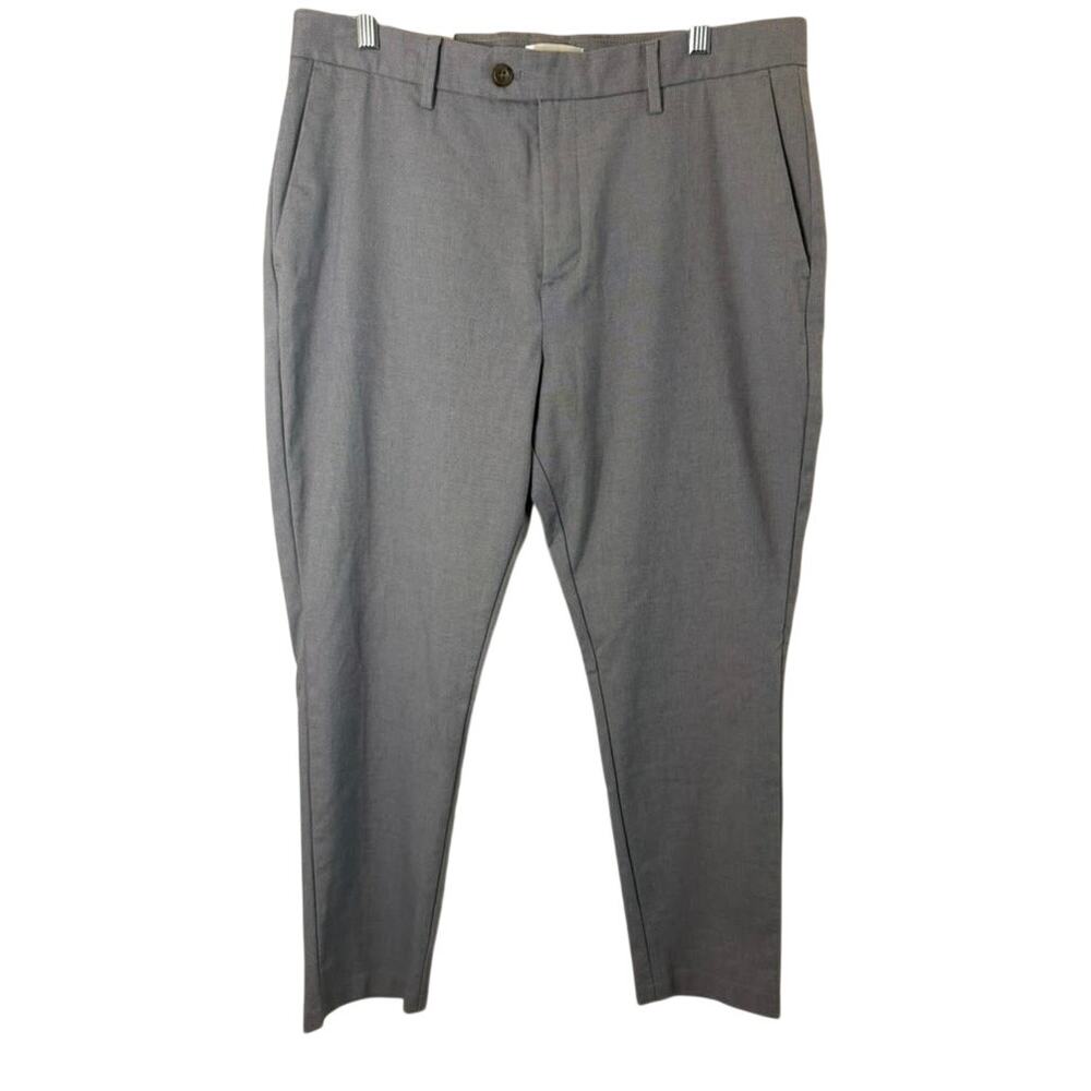 NWT Banana Republic Factory Grayson Slim Tapered Ankle Pants in Grey Men 35x32